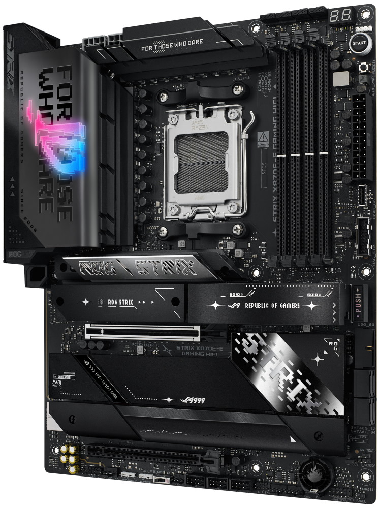 ASUS ROG STRIX X870E-E GAMING WIFI / X870E / AM5 / 4x DDR5 / HDMI / M.2 / USB4 / WIFI / ATX